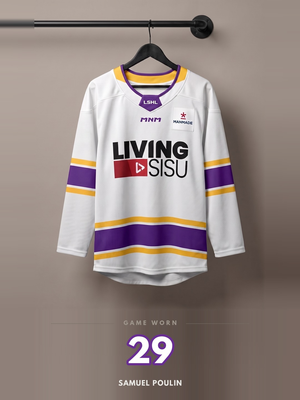 LSHL 2026 Game Worn Jersey White 29