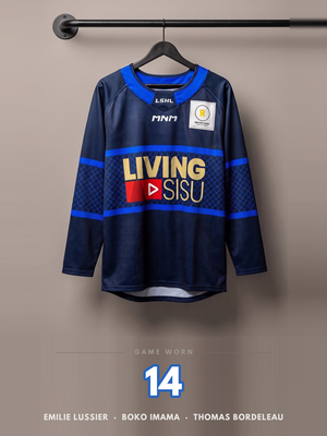 LSHL 2026 Game Worn Jersey Navy 14