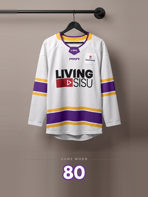 LSHL 2026 Game Worn Jersey White 80