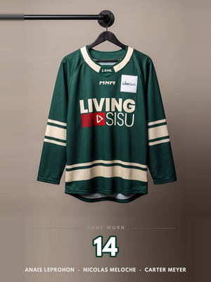 LSHL 2026 Game Worn Jersey Green 14