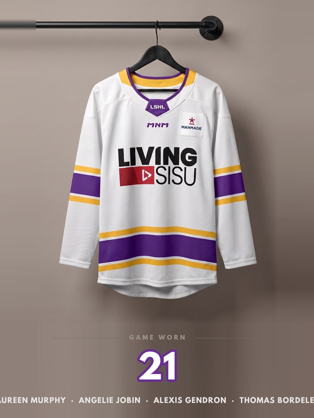 LSHL 2026 Game Worn Jersey White 21