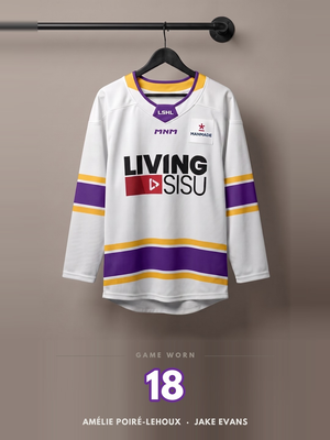 LSHL 2026 Game Worn Jersey White 18