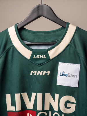 Collar, MNM mark and team patch detail